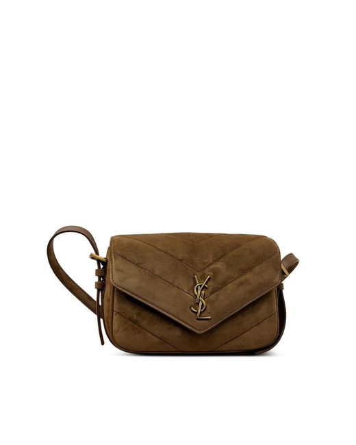 Saint Laurent Brown Loulou Toy Cross Body