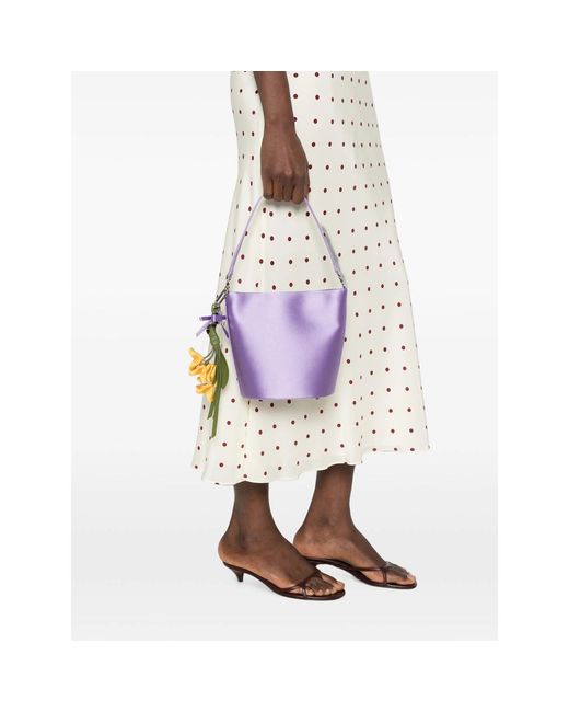 Self-Portrait Purple Tote Bags