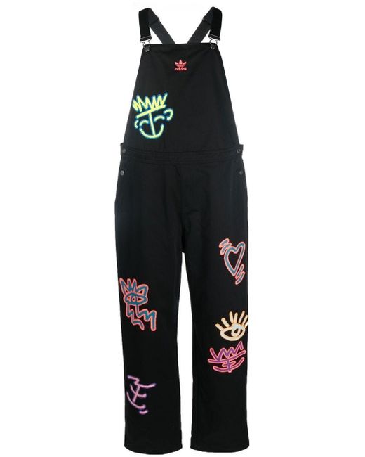 adidas Synthetic Love Unites Straight-leg Overalls in Black for Men - Save 8% | Lyst UK