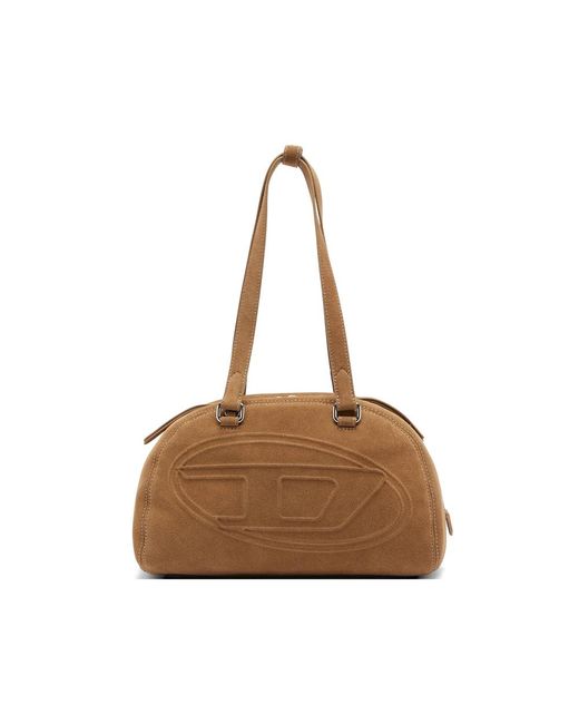 DIESEL Brown Neutrals Tote Bags