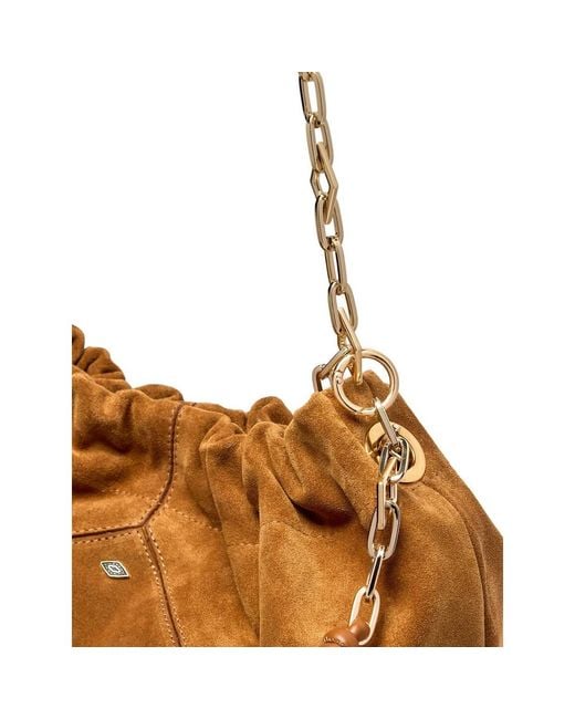 Ba&sh Brown Large June Tote Bag