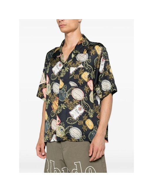 Rhude Green Shirts for men