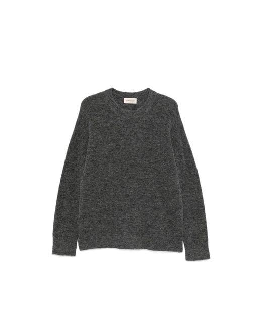 Atomo Factory Gray Crew-Neck Sweater for men
