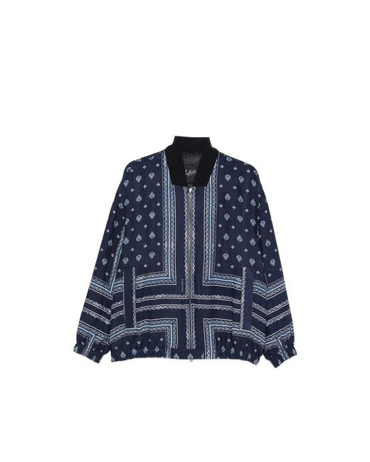 Seafarer Blue Oscar Patterned Jacket