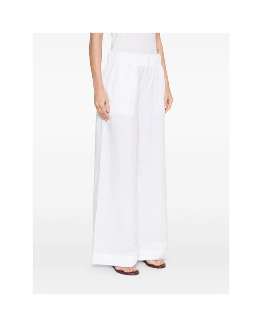 JC Sophie White Elasticated Trousers
