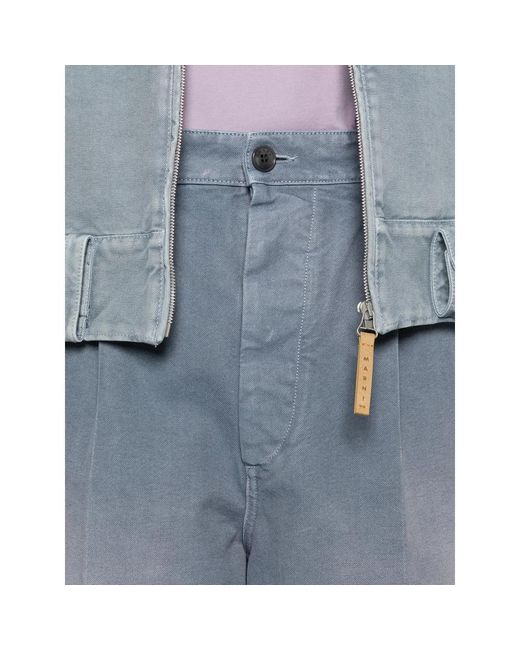 Marni Blue Trousers for men