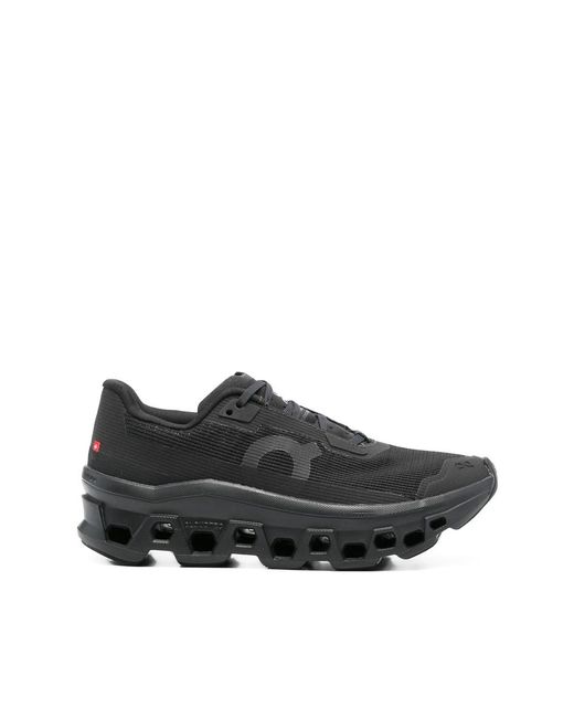 On Shoes Black Sneakers Cloudmonster Void