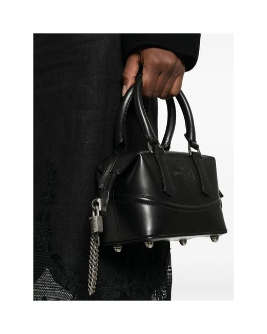 Enfants Riches Deprimes Black Logo-Embossed Tote Bag