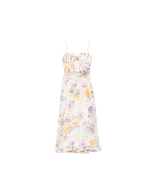 Zimmermann White Midi Dresses