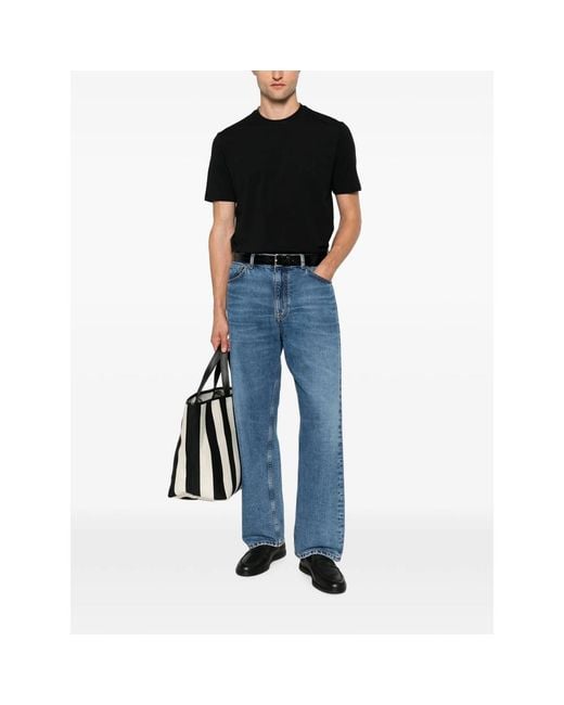 Magazzino Ricambi Black Ossigeno Crew-Neck Short-Sleeve T-Shirt for men