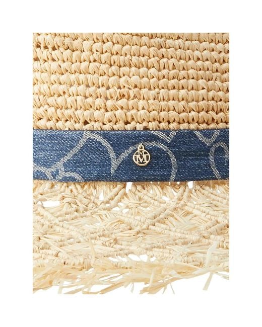 Maison Michel Natural Cap Big Sheryl Straw