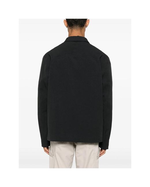 Veilance Black Mionn Overshirt for men