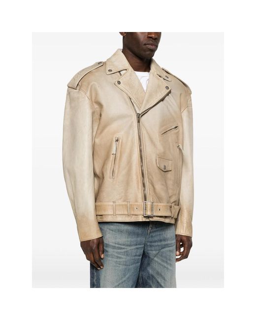 Golden Goose Deluxe Brand Natural Leather Outerwears Neutral for men