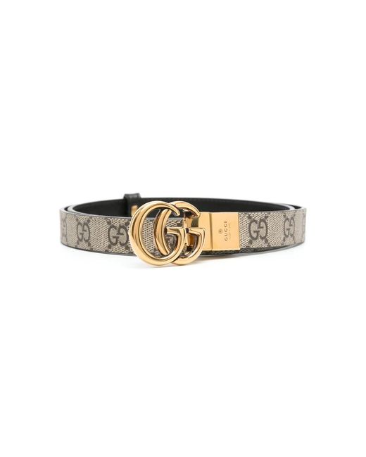 Gucci Metallic Neutrals Belts