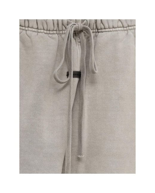 Fear Of God Gray Drawstring Flared Track Pants for men