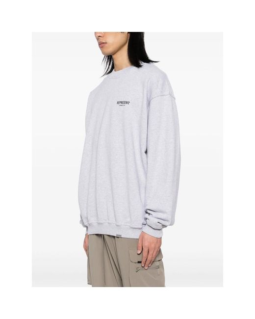 Represent Gray Sweatshirt Mélange for men