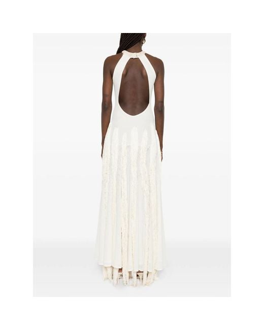 Bless White Halterneck Maxi Dress