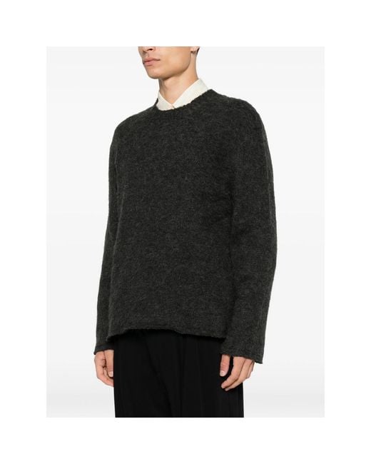 Diana Studio Black Long-Sleeve Sweater for men
