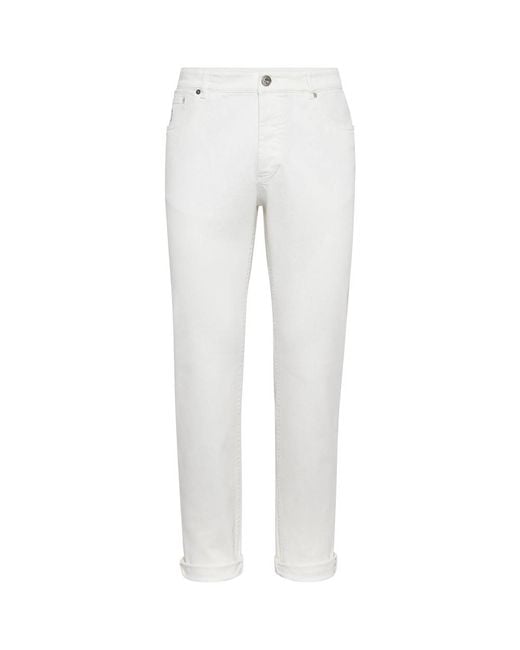 Brunello Cucinelli Gray Denim for men