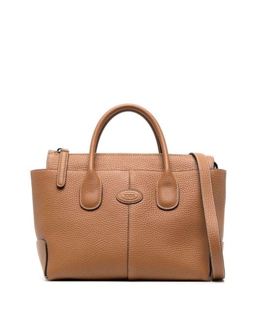 Tod's Brown Leather Tote Bag