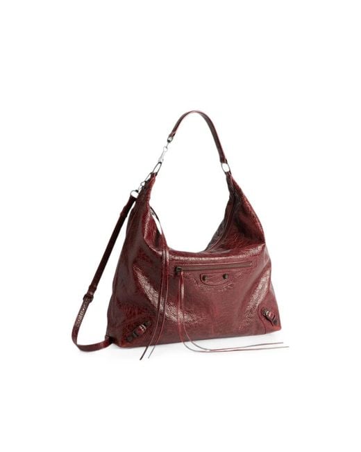 Balenciaga Purple Shoulder Bags