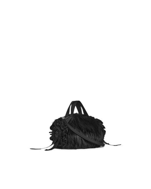 Simone Rocha Black Double-Handle Tote Bag
