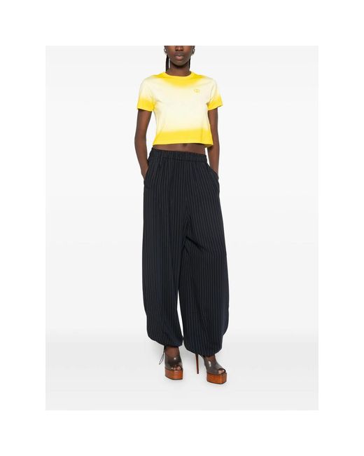 Gucci Yellow Neutrals Tops