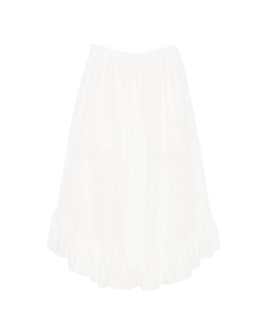 Zimmermann White Skirts