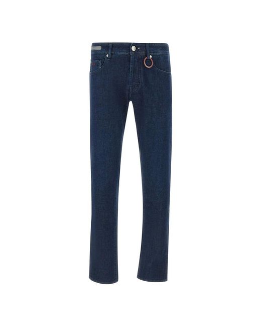 Tramarossa Men's Blue Leonardo Straight-Leg Jeans