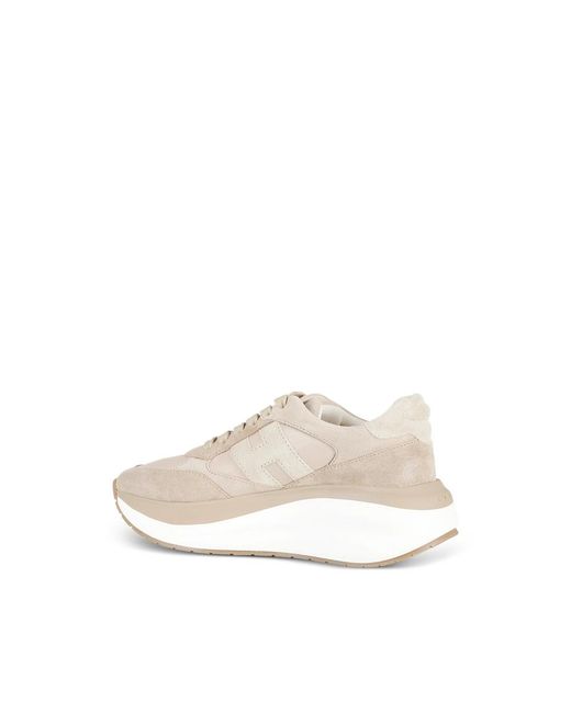 Hogan Natural Sneakers Neutral Leather for men