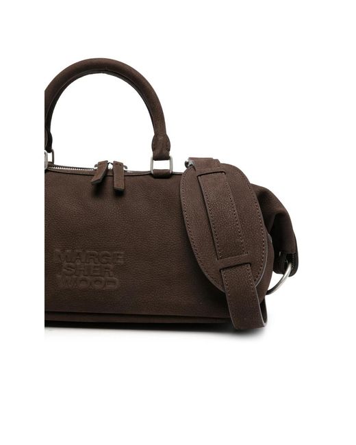 MARGE SHERWOOD Brown Dumpling Ew Shoulder Bag