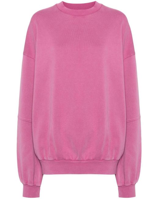 CANNARI CONCEPT Pink Embroidered-Logo Sweatshirt