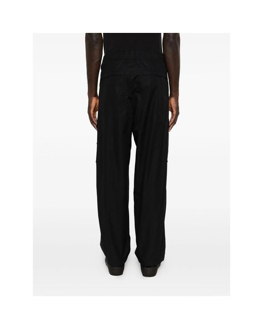 Stone Island Black Trousers for men