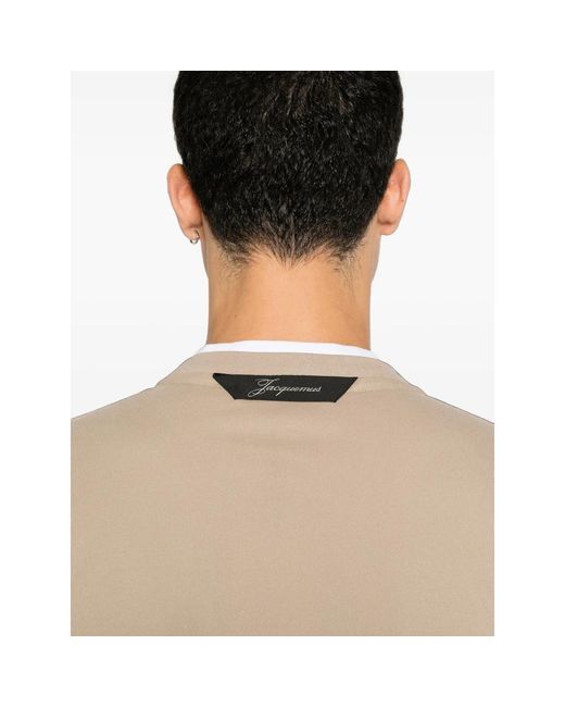 Jacquemus Natural Long-Sleeve T-Shirt for men