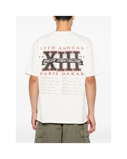 R H U D E © White Neutrals T-Shirts & Vests for men