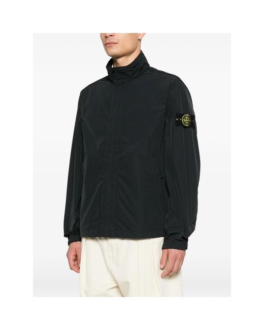 Stone Island Black Outerwears for men