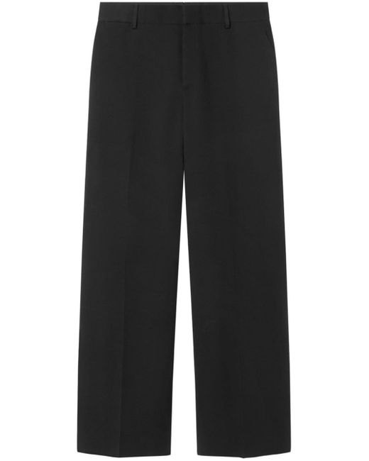 Versace Black Wool Tailored Trousers for men