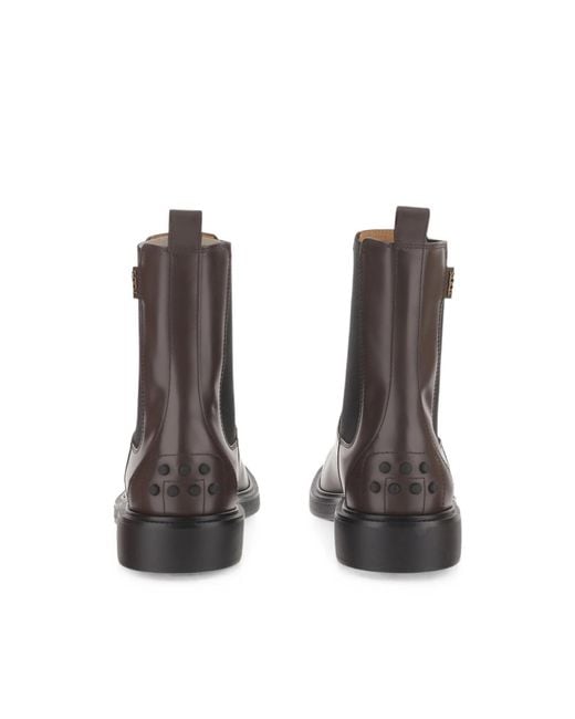 Tod's Brown Boots Dark