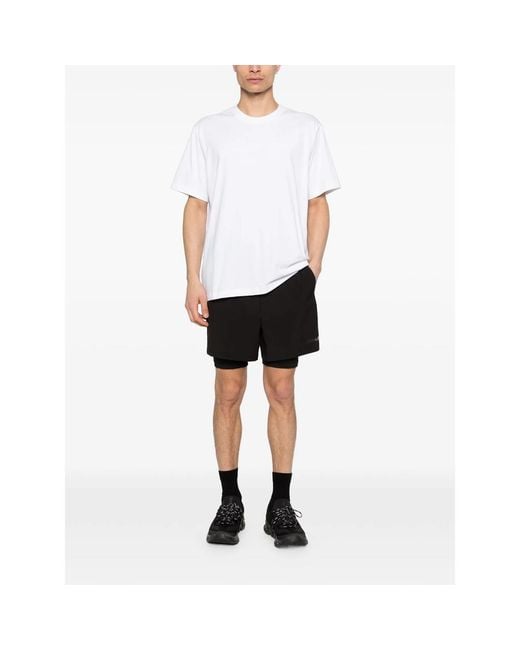 Calvin Klein Black Water-Repelent Shorts for men