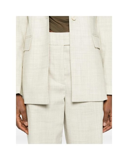 Joseph White Straight Trousers