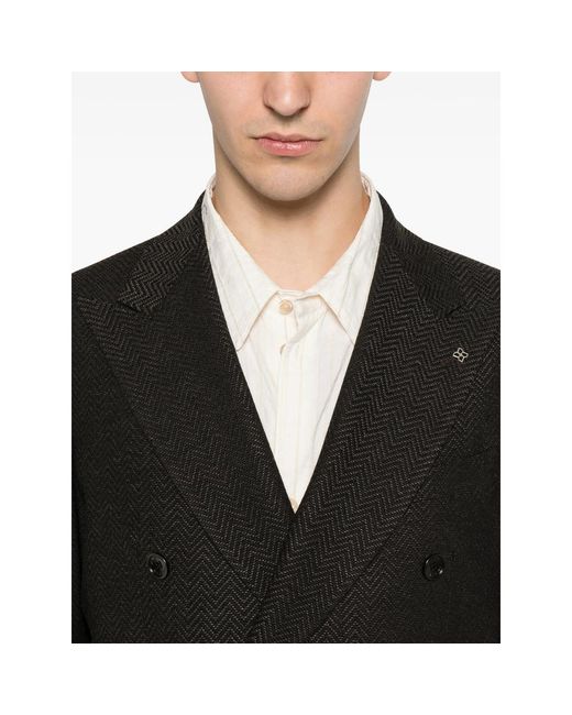 Tagliatore Black Jackets for men