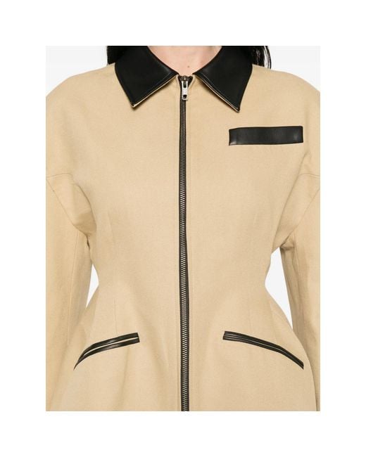LA PISCINE Natural Sculpted Worker Jacket