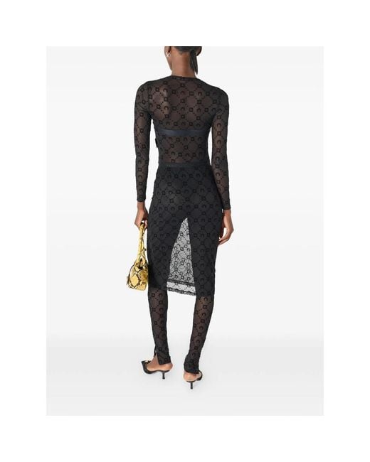 MARINE SERRE Black Trousers