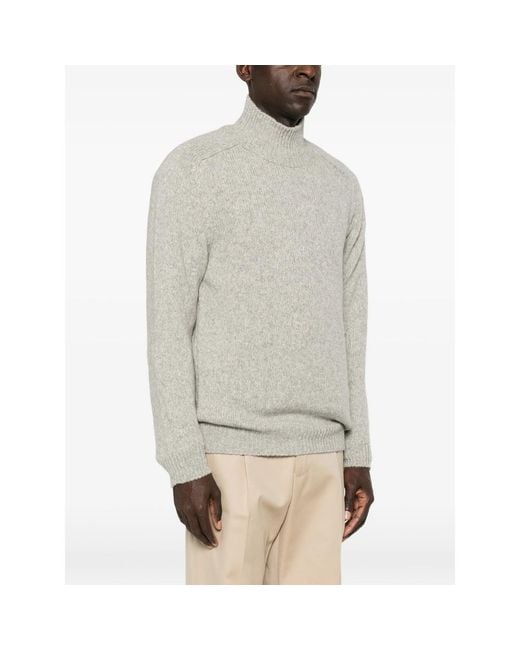 Scaglione Gray Sweaters And Knitwear for men