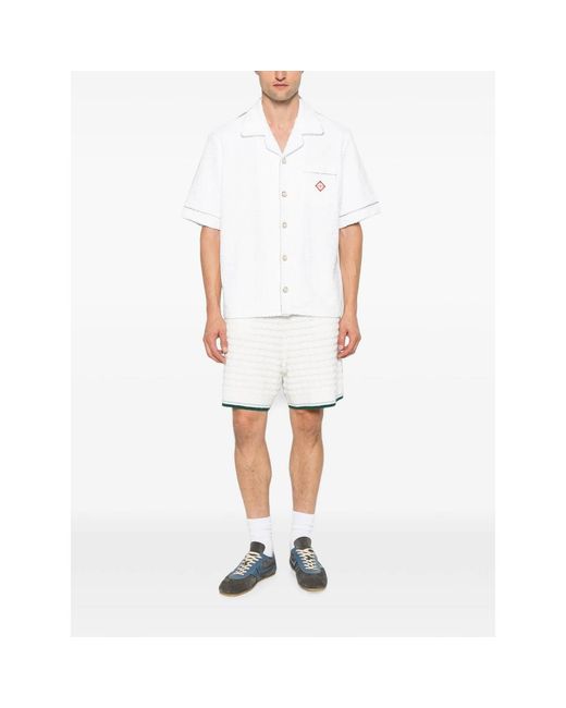 Casablanca White Neutrals Shorts for men