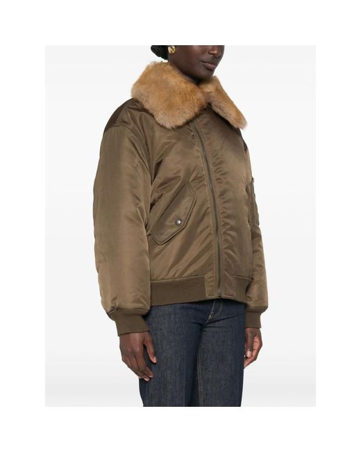 Saint Laurent Brown Jackets