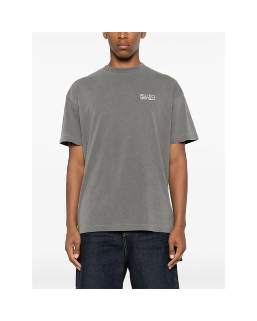 Eraldo Gray Cotton T-Shirt for men