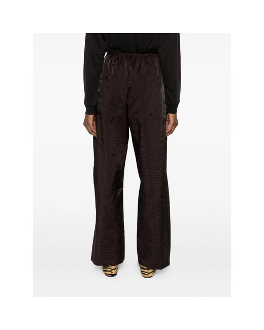 Studio Nicholson Black Hera Button Tie Trousers