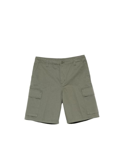 Carhartt Green Kade Cargo Shorts for men