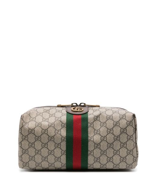 Gucci Gray Medium Savoy Wash Bag